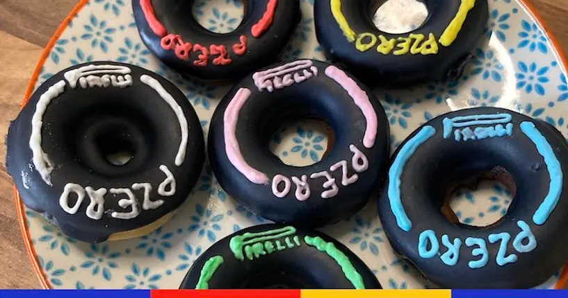 Une fan de F1 réalise des donuts en forme de pneus Pirelli
