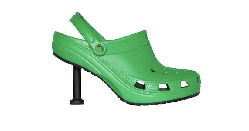 Ça va trop loin : Balenciaga présente une paire de Crocs… à talon