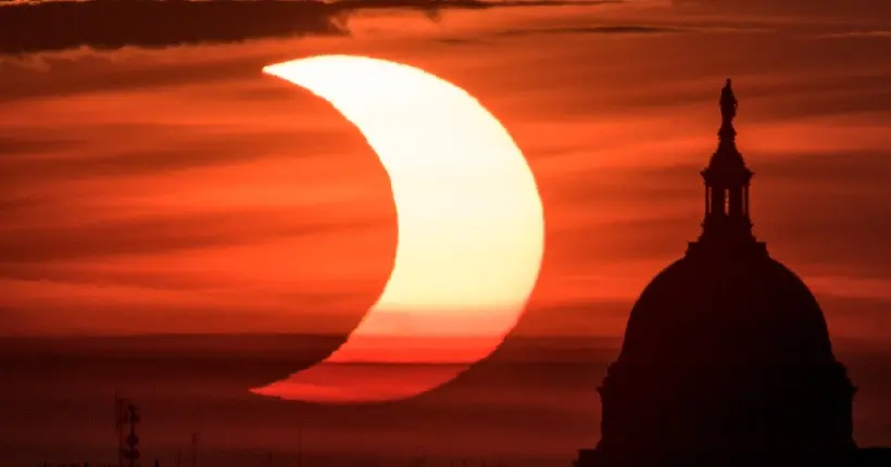 La Nasa dévoile les clichés surréalistes d’une éclipse solaire spectaculaire