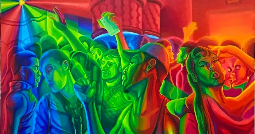 La vie nocturne queer et l’effervescence des clubs peintes par James Bartolacci