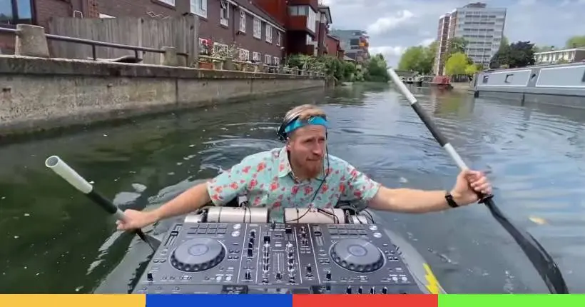 Voici 2 DJ youtubeurs qui mixent en kayak, à vélo ou dans le train