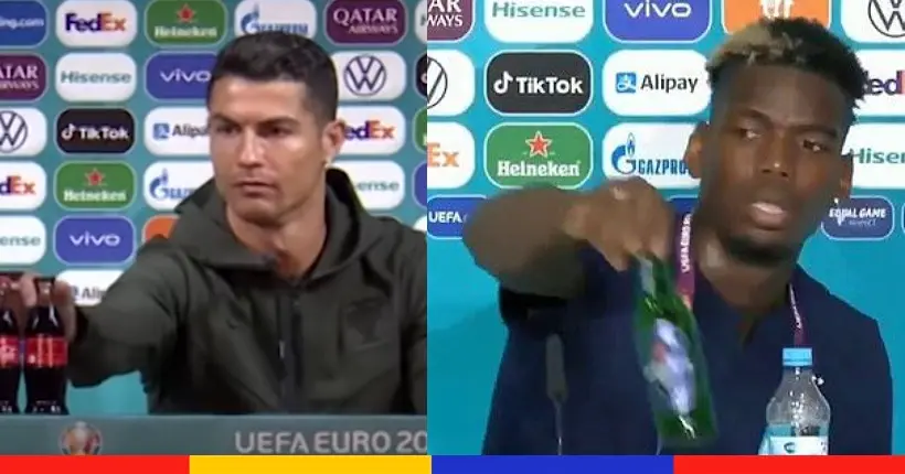 Ronaldo, Pogba : c’est quoi cette histoire avec Coca-Cola et Heineken ?