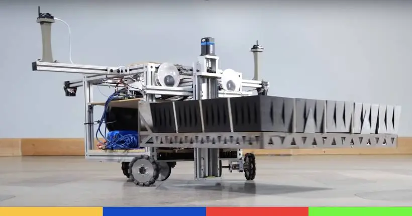 Vidéo  : voici le Dominator, un robot capable d’installer 100 000 dominos