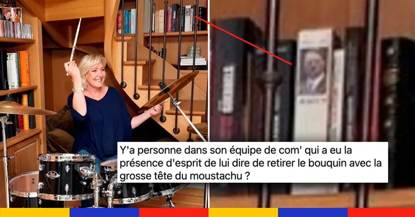 Le grand n’importe quoi des réseaux sociaux, spécial Marine Le Pen et sa bibliothèque