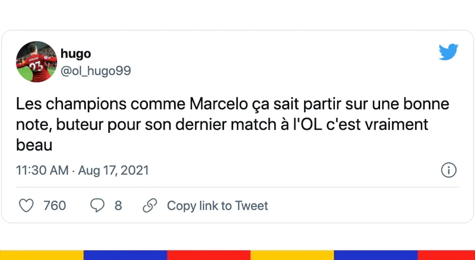 Le grand n’importe quoi des réseaux sociaux : Marcelo rétrogradé en équipe réserve