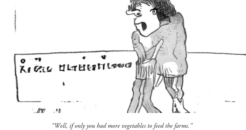 À l’aise, une intelligence artificielle génère des cartoons absurdes du New Yorker