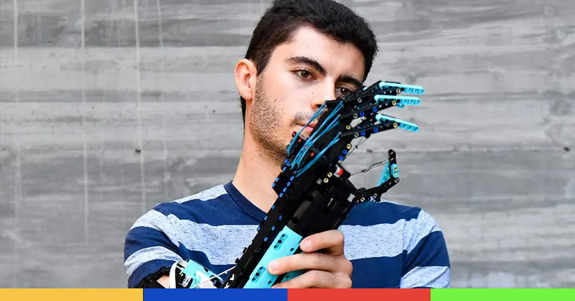 À 22 ans, il s’est construit une prothèse de bras en Lego