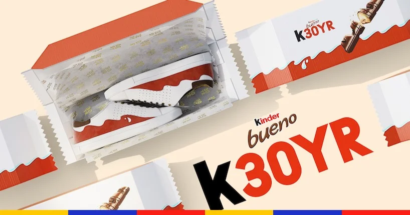 Pour ses 30 ans, Kinder Bueno lance une géniale paire de sneakers