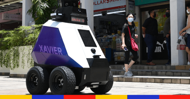 Voici Xavier, le robot qui fait la police dans les rues de Singapour