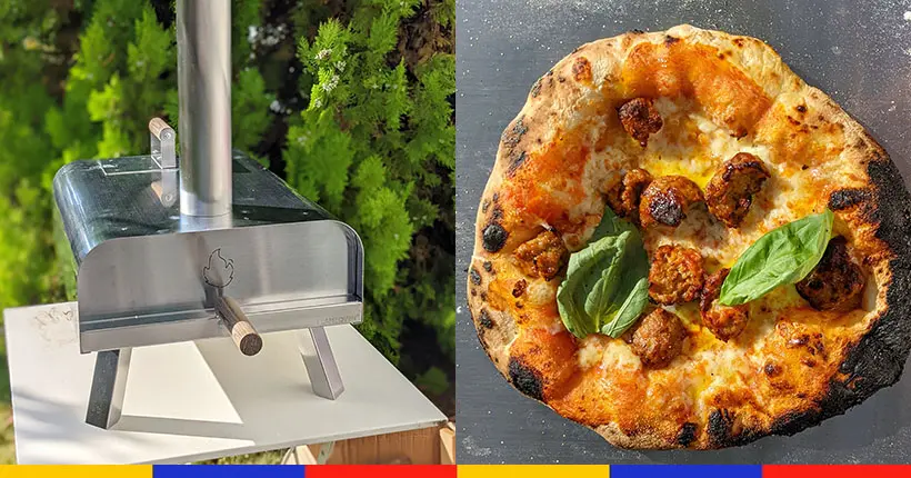 On a testé un four à bois pour faire cuire des pizzas napolitaines dans son jardin