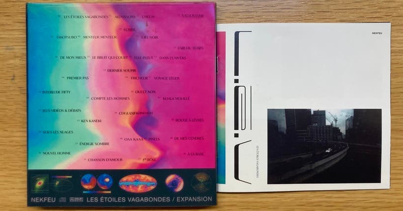 On a retrouvé le CD complet des Étoiles Vagabondes de Nekfeu avec son incroyable livret