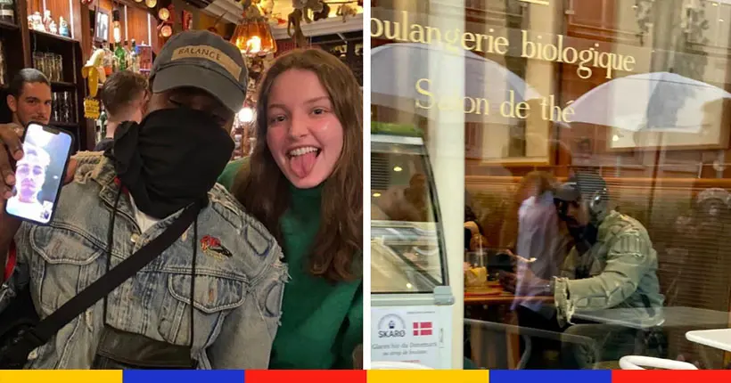 Kanye West a été aperçu (tout seul) dans un café à Paris