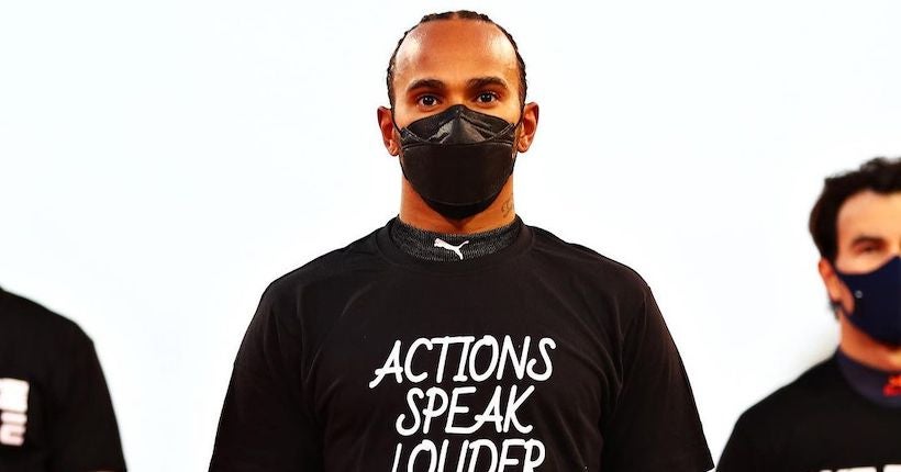 Lewis Hamilton révèle le sens des messages de ses T-shirts portés avant chaque Grand Prix