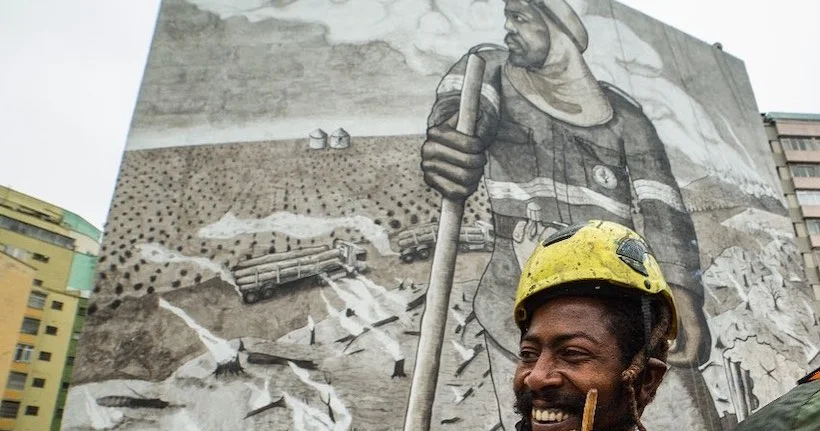 Au Brésil, les cendres des incendies d’Amazonie deviennent une fresque géante