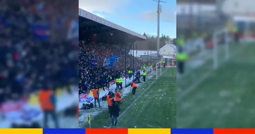 En Écosse, une bataille de boules de neige géante éclate à la mi-temps d’un match de foot