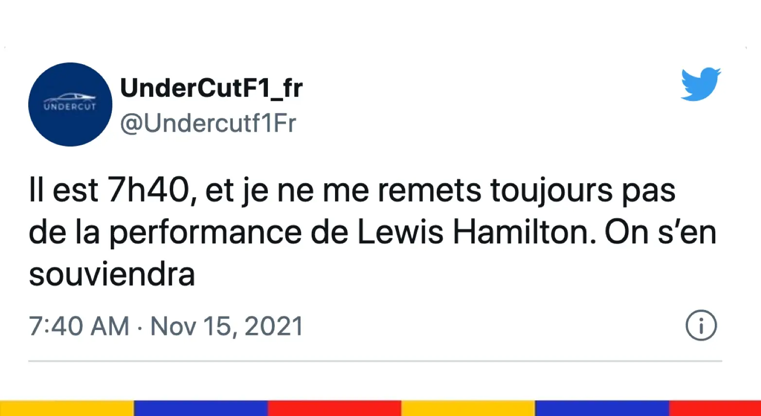 Le grand n’importe quoi des réseaux sociaux : Grand Prix du Brésil 2021