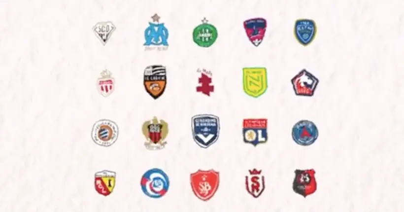 Pour la journée internationale de leurs droits, des enfants redessinent les logos des clubs de L1 et L2