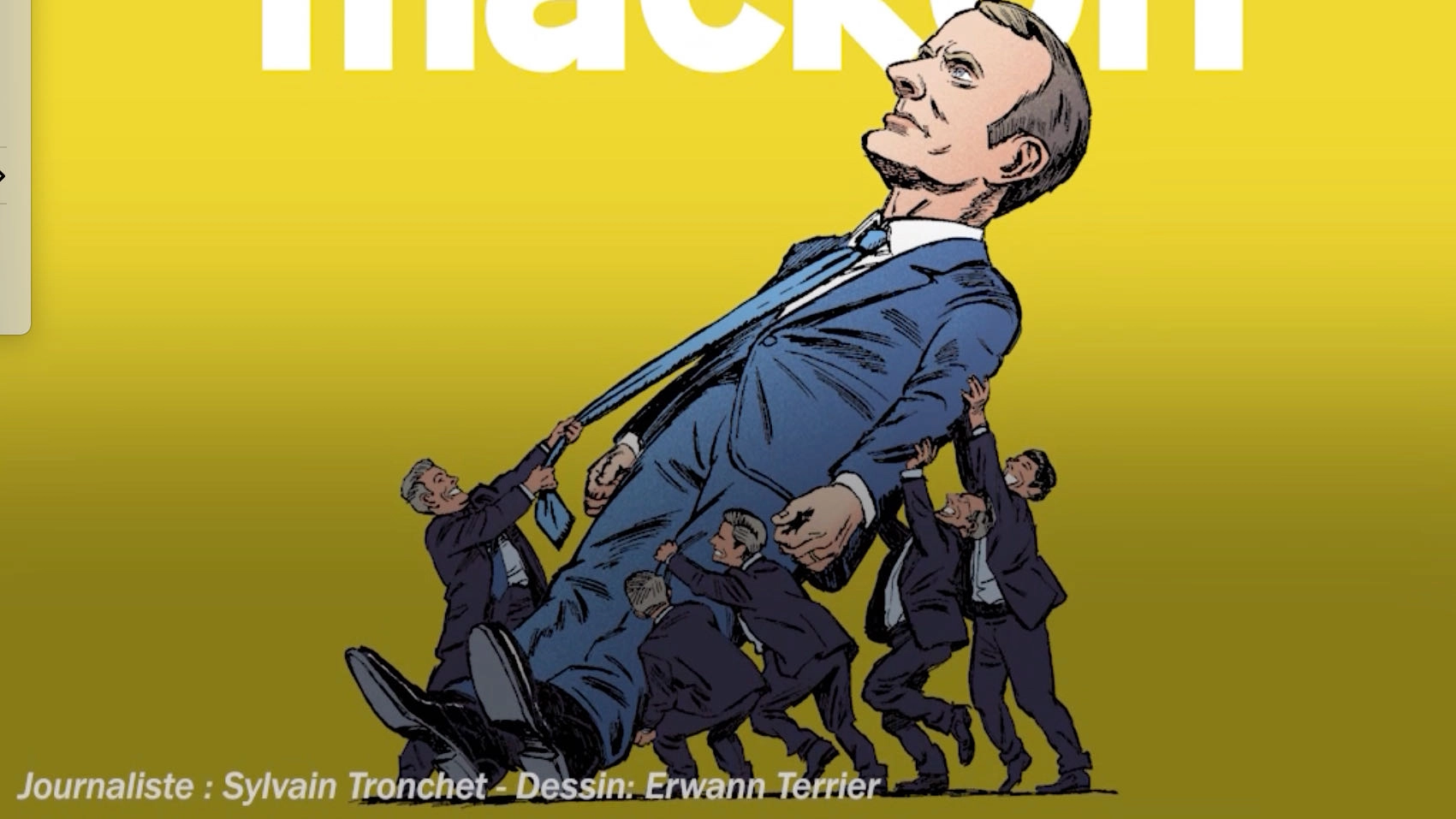 Financement de campagne d’Emmanuel Macron – avec la revue dessiné