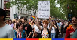 <p>Manifestation, juin 2021. © Raphael Kessler / Hans Lucas via Reuters Connect</p>
