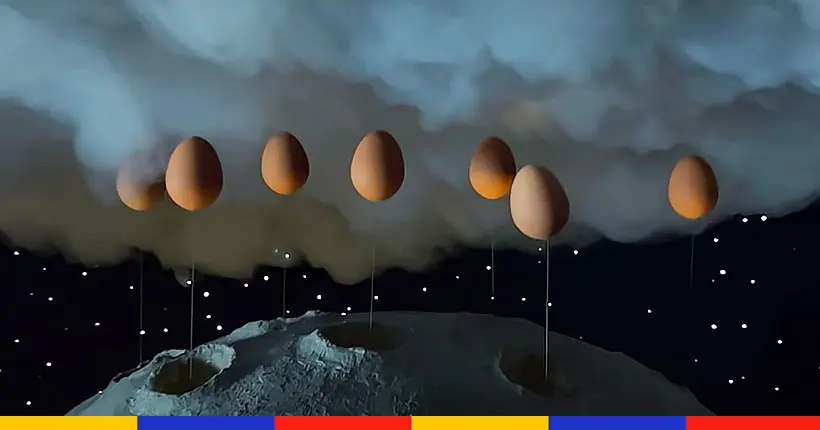 Ceci est un étrange court-métrage de Michel Gondry sur les œufs