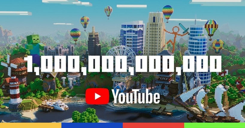 Minecraft a accumulé un billion de vues sur YouTube