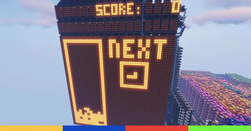 Il construit un mini-processeur à l’intérieur de Minecraft pour jouer à Snake et Tetris