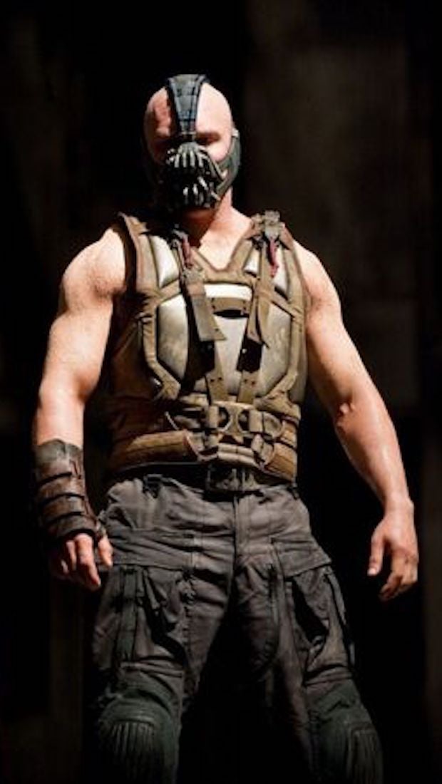 corps de Tom Hardy Bane avant et après