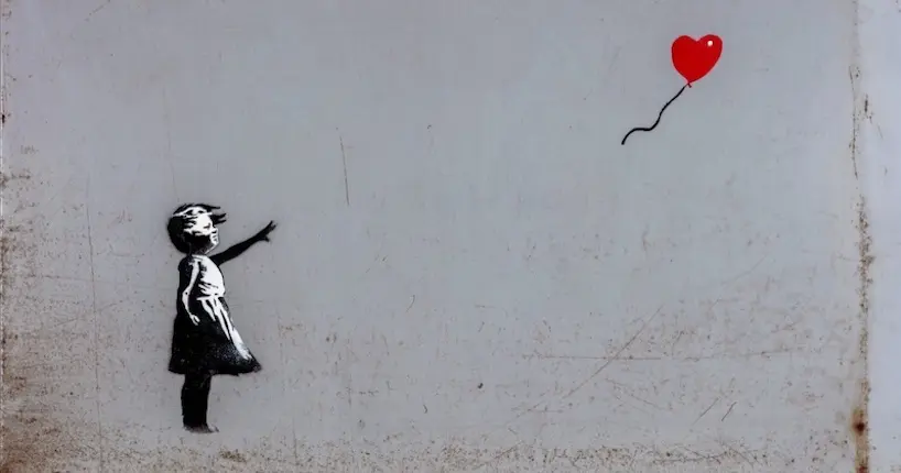 Pochoirs, Walled Off Hotel et Fille au ballon : 260 œuvres de Banksy débarquent en France