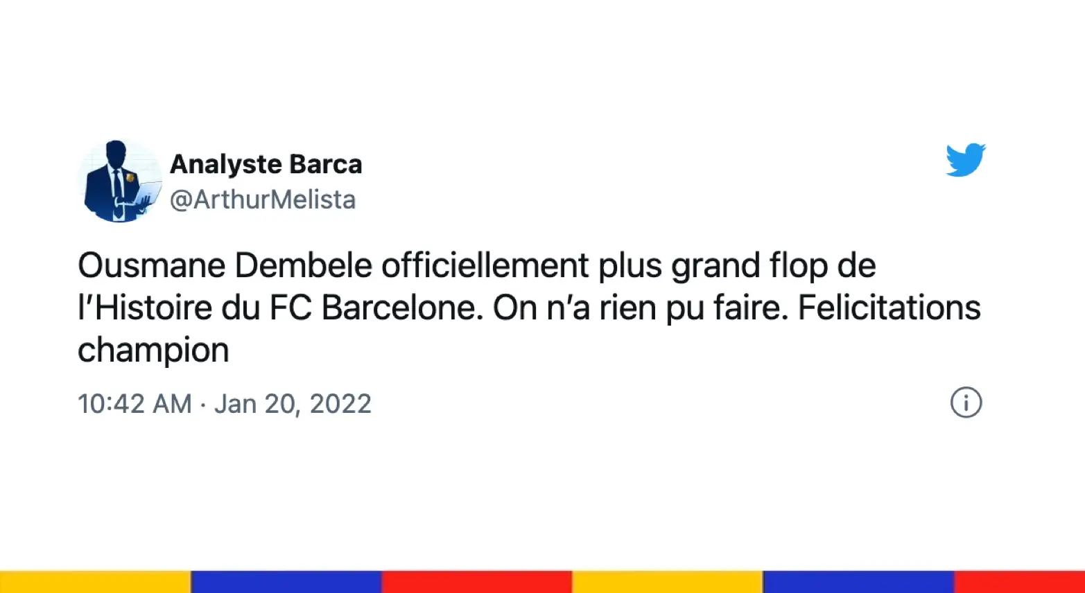 Le grand n’importe quoi des réseaux sociaux : Ousmane Dembélé viré du FC Barcelone