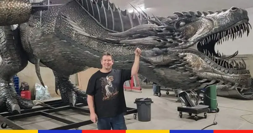 Ce fan de Game of Thrones a construit une sculpture grandeur nature à l’effigie de Drogon