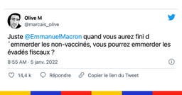 Emmanuel Macron veut “emmerder” les non-vaccinés : le grand n’importe quoi des réseaux sociaux