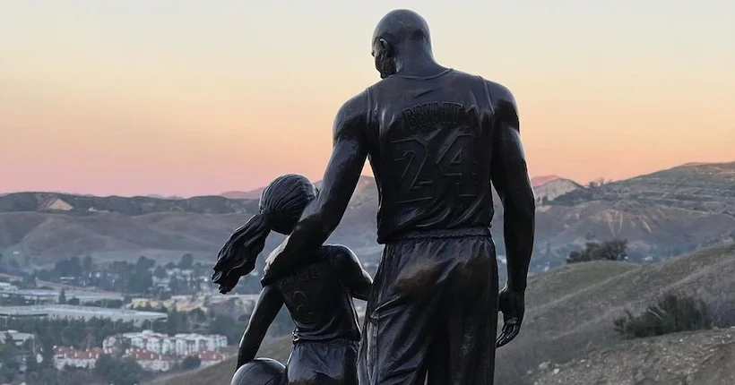 Une statue de Kobe Bryant et sa fille Gianna va être installée devant la salle des Los Angeles Lakers