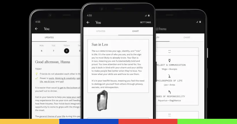 Je ne crois pas à l’astrologie et pourtant j’utilise l’appli Co-Star au quotidien