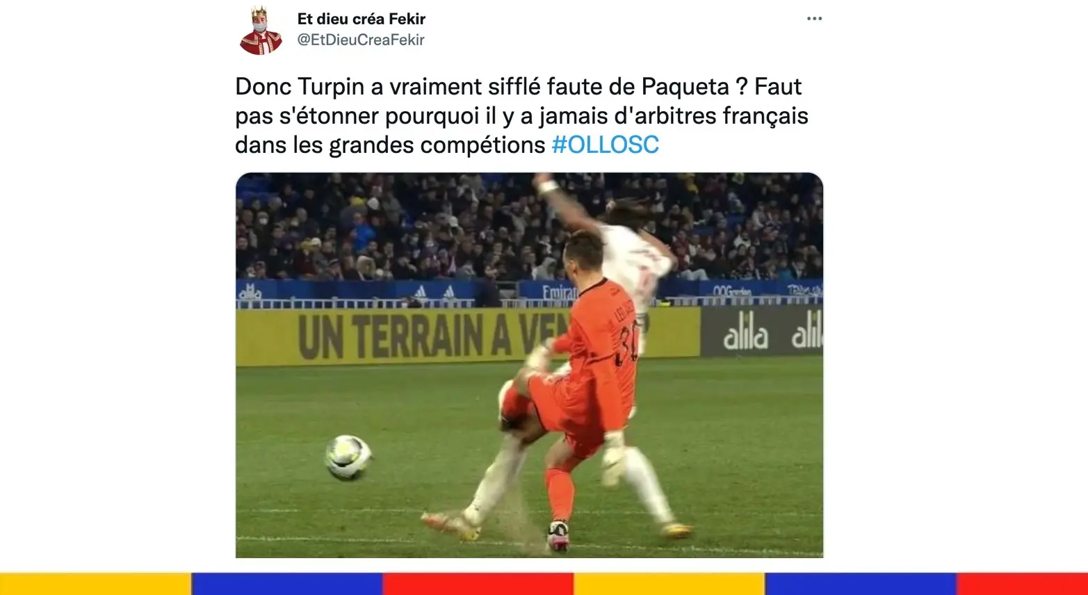 Le grand n’importe quoi des réseaux sociaux : OL-Lille et décision lunaire de Turpin