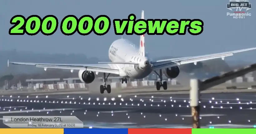 Vidéo : ce live d’atterrissage d’avions fascine des centaines de milliers de personnes