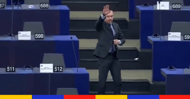 Oui, un eurodéputé a bien fait un salut nazi au Parlement européen