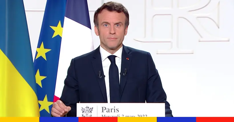 “La Russie n’est pas agressée, elle est l’agresseur” : ce qu’il faut retenir de l’allocution de Macron sur la guerre en Ukraine