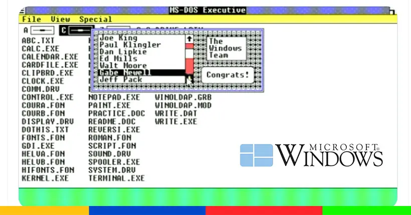 37 ans plus tard, un “easter egg” vient d’être découvert dans Windows 1.0