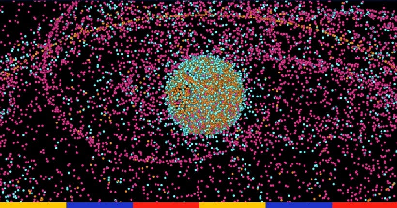 Ce site vous permet de visualiser les débris spatiaux en temps (presque) réel