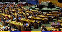 <p>Assemblée Générale des Nations Unies, 1er mars 2022 © Andrea RENAULT / AFP</p>
