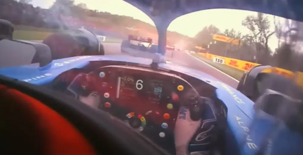 POV : tu es Esteban Ocon au départ du Grand Prix de Formule 1 à Imola