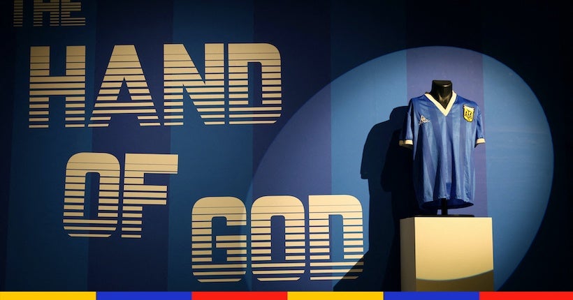Record historique : le maillot de Maradona porté lors de “la main de Dieu” vendu plus de 9 millions de dollars