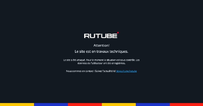 Rutube, le concurrent russe de YouTube, a subi la plus grande cyberattaque de son histoire