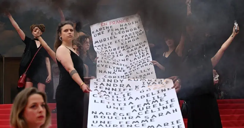 Cannes 2022 : le nom de 129 victimes de féminicides en France s’affiche sur le tapis rouge