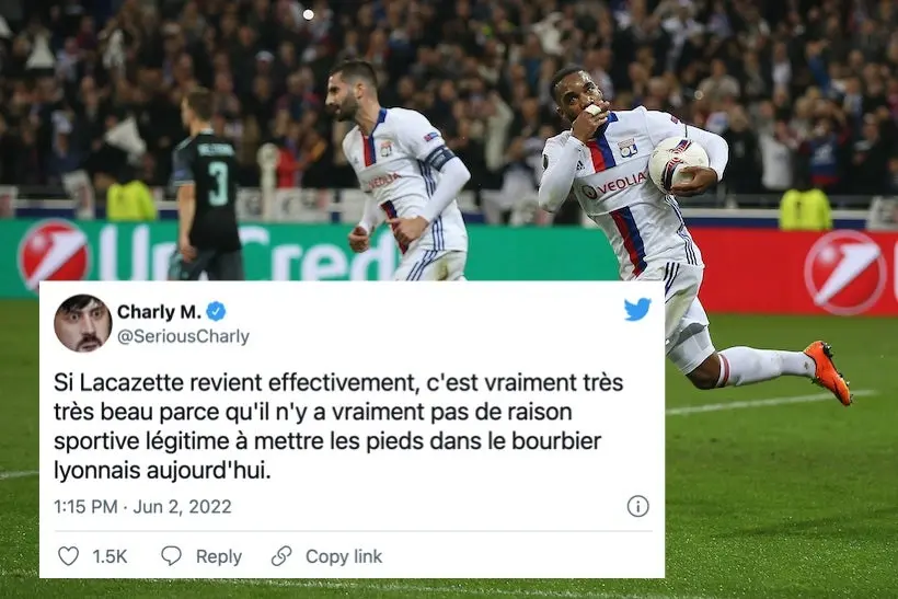 Le général Alexandre Lacazette est de retour à l’OL : le grand n’importe quoi des réseaux sociaux