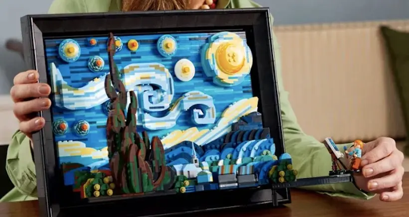 Lego vend un set de La Nuit étoilée du célèbre peintre Vincent van Gogh