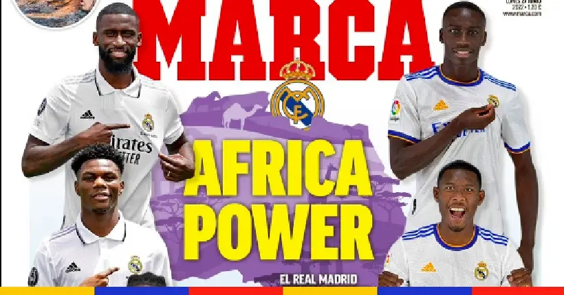 Pourquoi la une de Marca sur les origines africaines des joueurs du Real Madrid fait-elle polémique ?