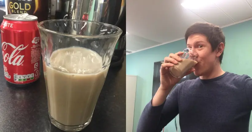Oh non, des gens versent du lait dans leur soda (et ce coup-ci on ne veut pas tester)