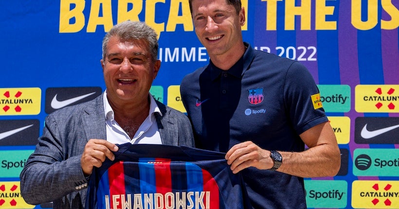 À peine arrivé au Barça, Robert Lewandowski pose déjà des soucis dans les boutiques du club