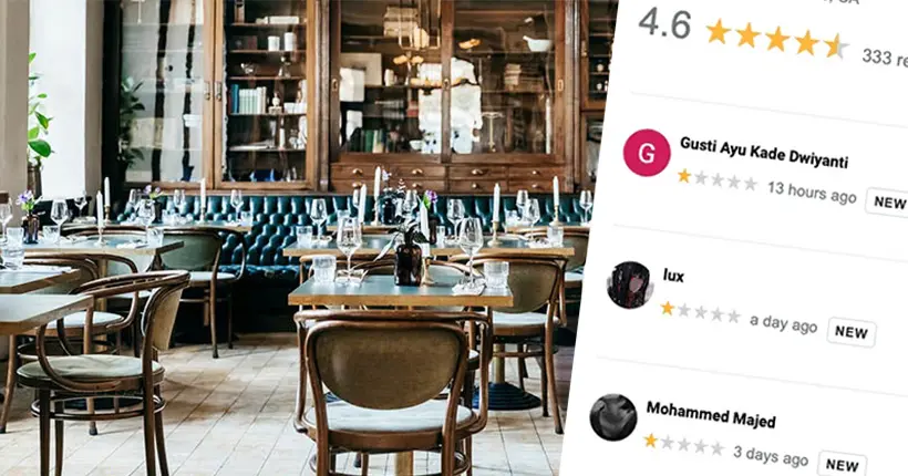 Comment des clients tyrannisent les restaurateurs avec un “chantage à la notation”